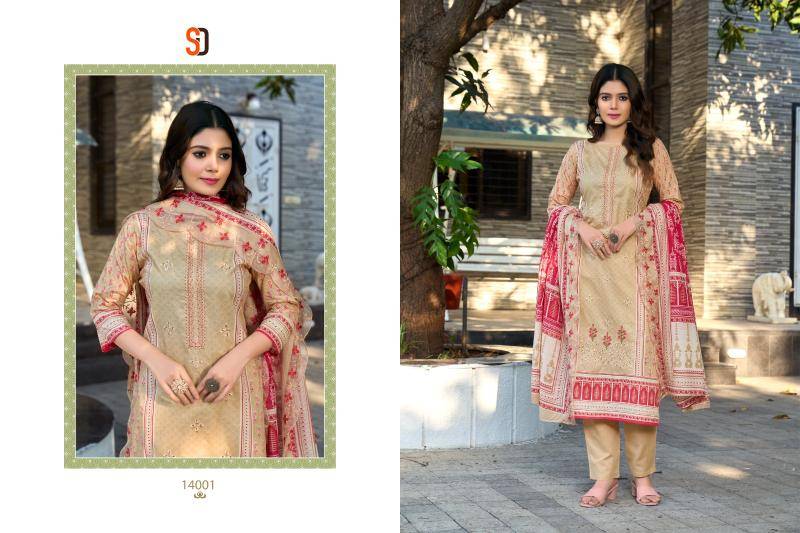 Sharaddha bin saees vol-14 Fancy dress material suppliers